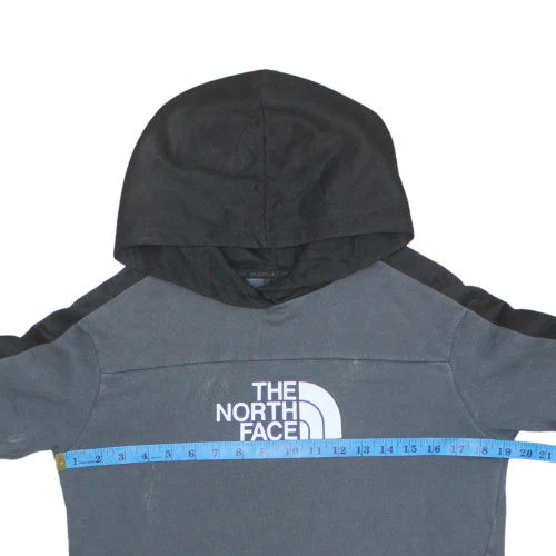 The North Face Boys Black/Grey Pullover Hoodie XL Cotton Blend Casual - Image 2