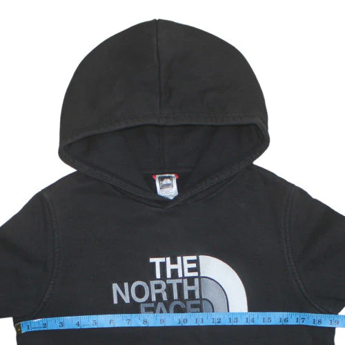 The North Face Boys Black Pullover Hoodie XL Fleece Cotton Long Sleeve - Image 3
