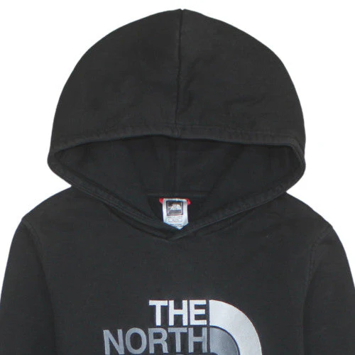 The North Face Boys Black Pullover Hoodie XL Fleece Cotton Long Sleeve - Image 8