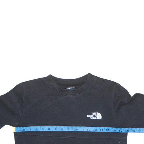 The North Face Boys Black XL Crew Neck Pullover Sweatshirt Cotton Blend - Image 3