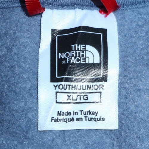 The North Face Boys Blue Pullover Hoodie XL Cotton Blend Fleece - Image 5