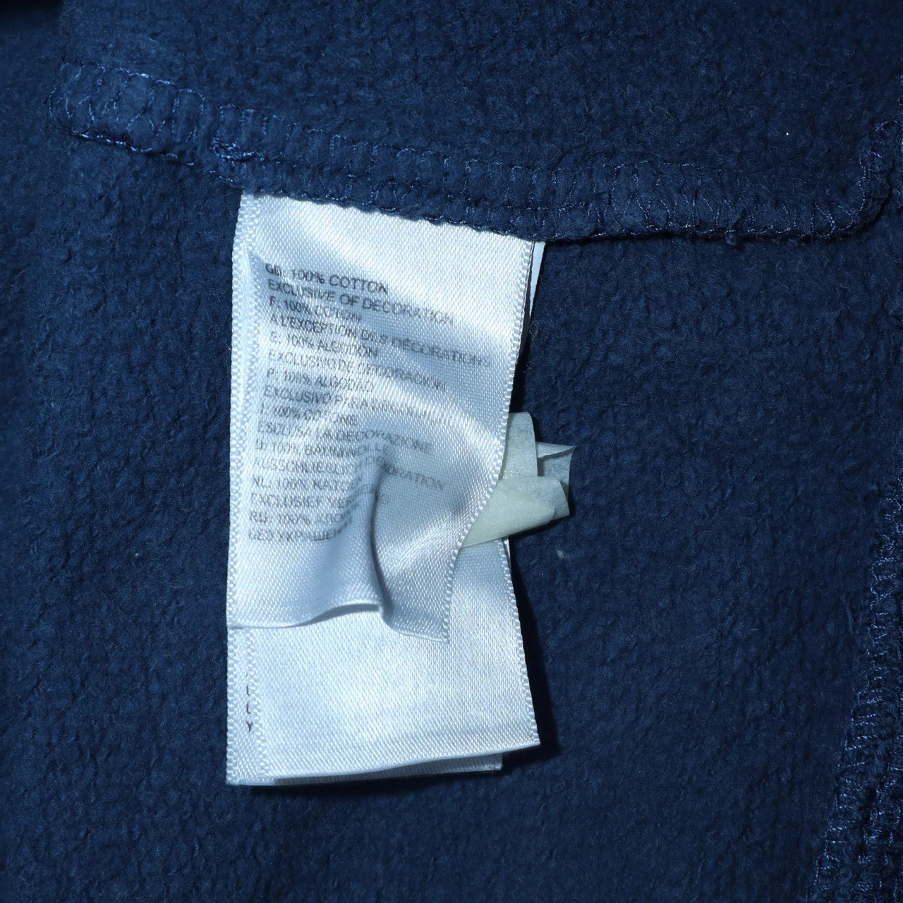 The North Face Boys Blue Pullover Hoodie XL Cotton Fleece Sweatshirt - Image 6