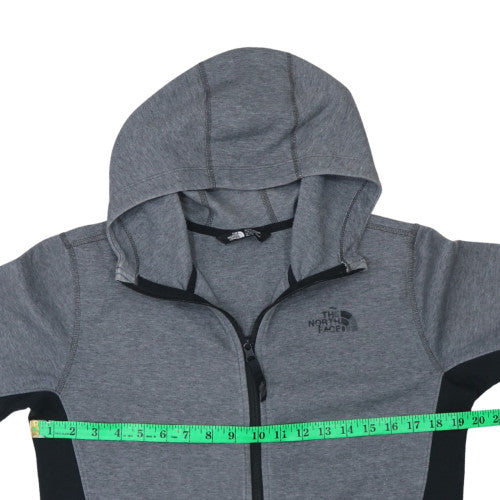 The North Face Boys Grey XL Full Zip Hoodie - Cotton Blend Outdoor Sweatshirt - Image 2