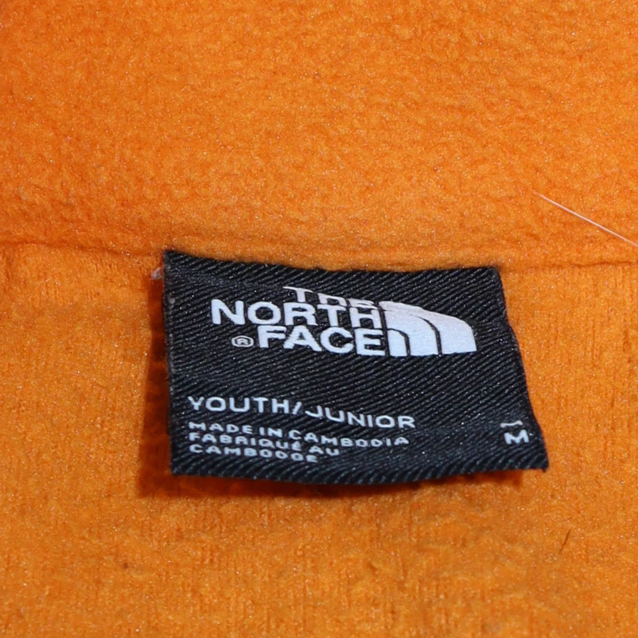 The North Face Boys Orange Fleece Full Zip Jacket Size 10-11 Years - Image 5