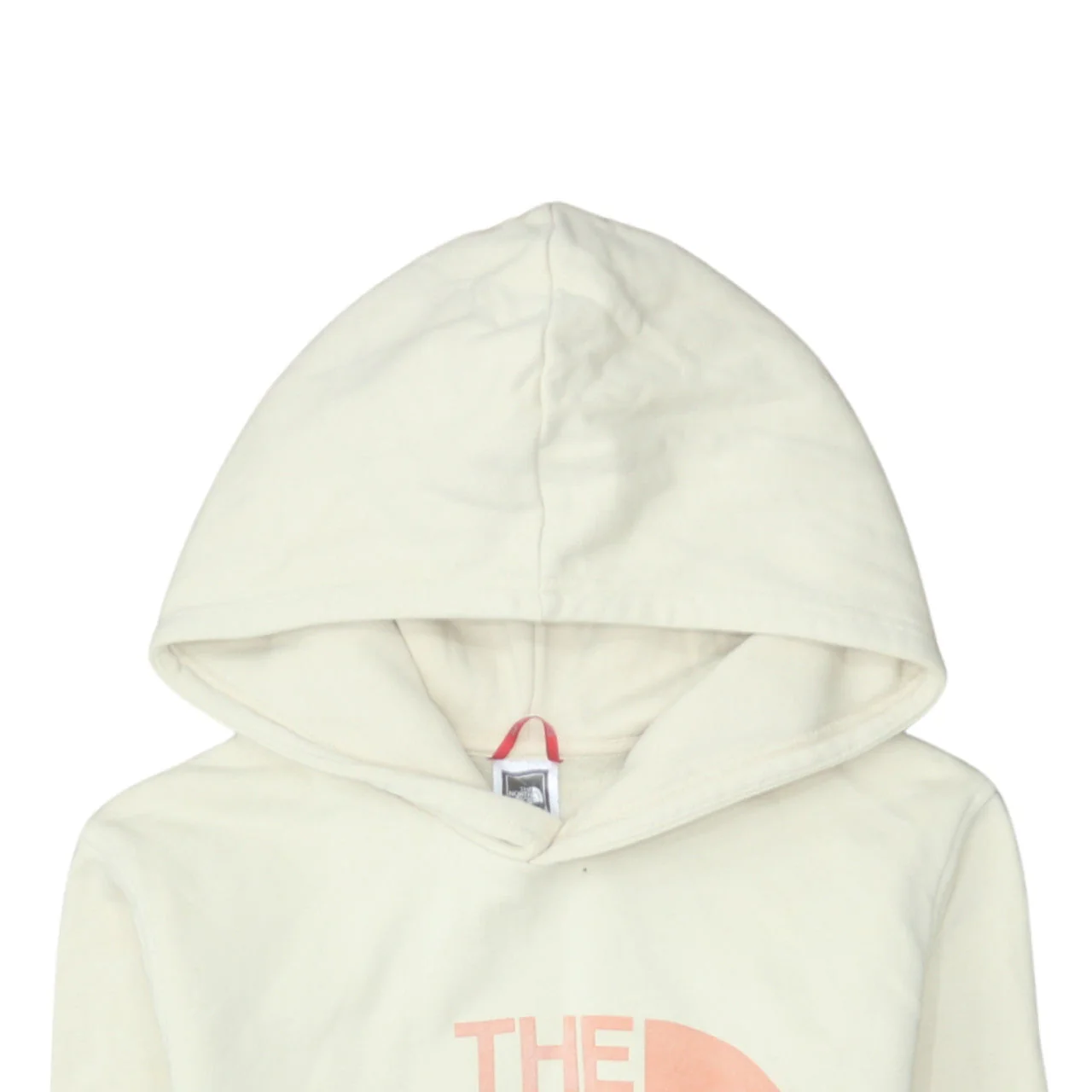 The North Face Girls Ivory Pullover Hoodie L Graphic Logo Cotton - Image 8