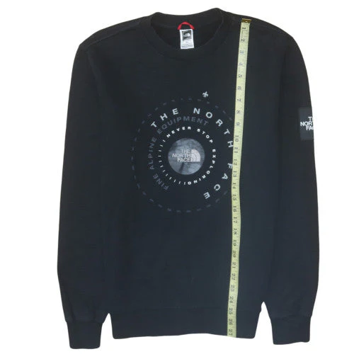 The North Face Men's Black Cotton Crew Neck Sweatshirt M - Image 3