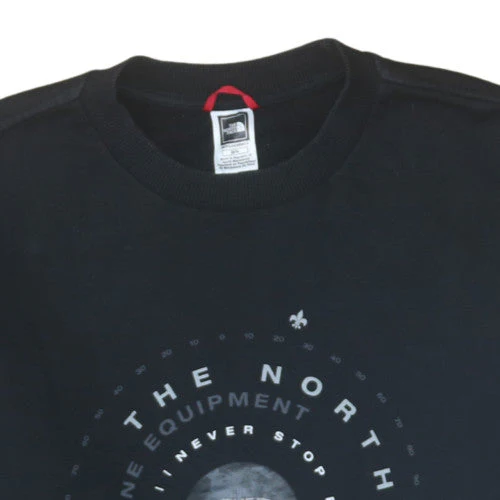 The North Face Men's Black Cotton Crew Neck Sweatshirt M - Image 8
