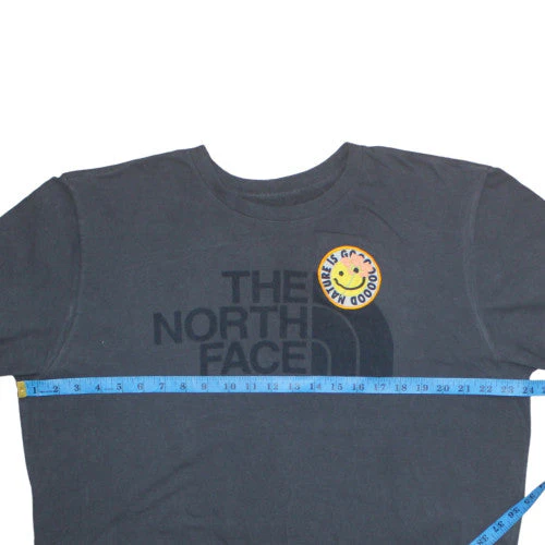 The North Face Men's Black Cotton Graphic T-Shirt Size M - Image 3