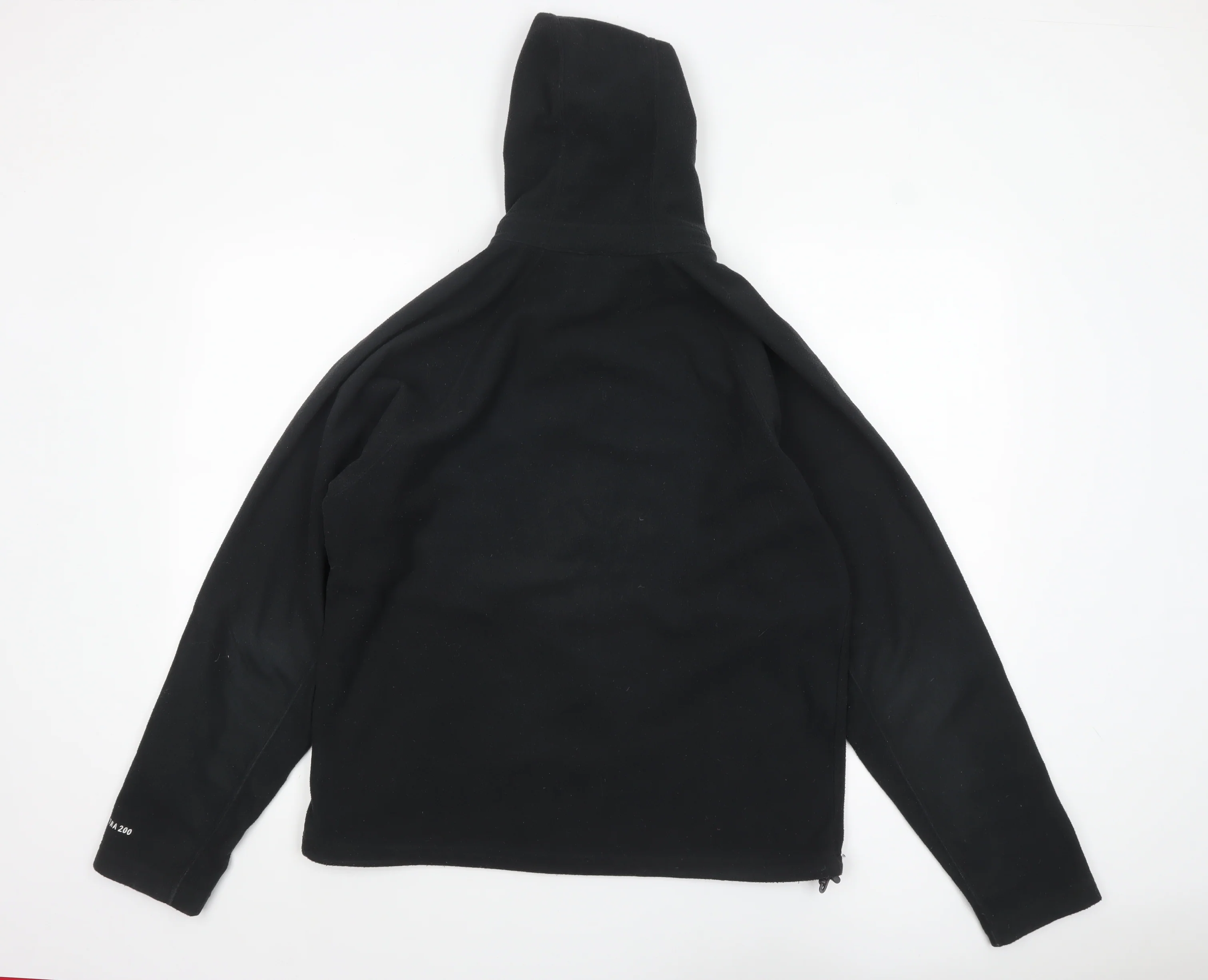 The North Face Men's Black Full Zip Fleece Hoodie Size S - Image 3