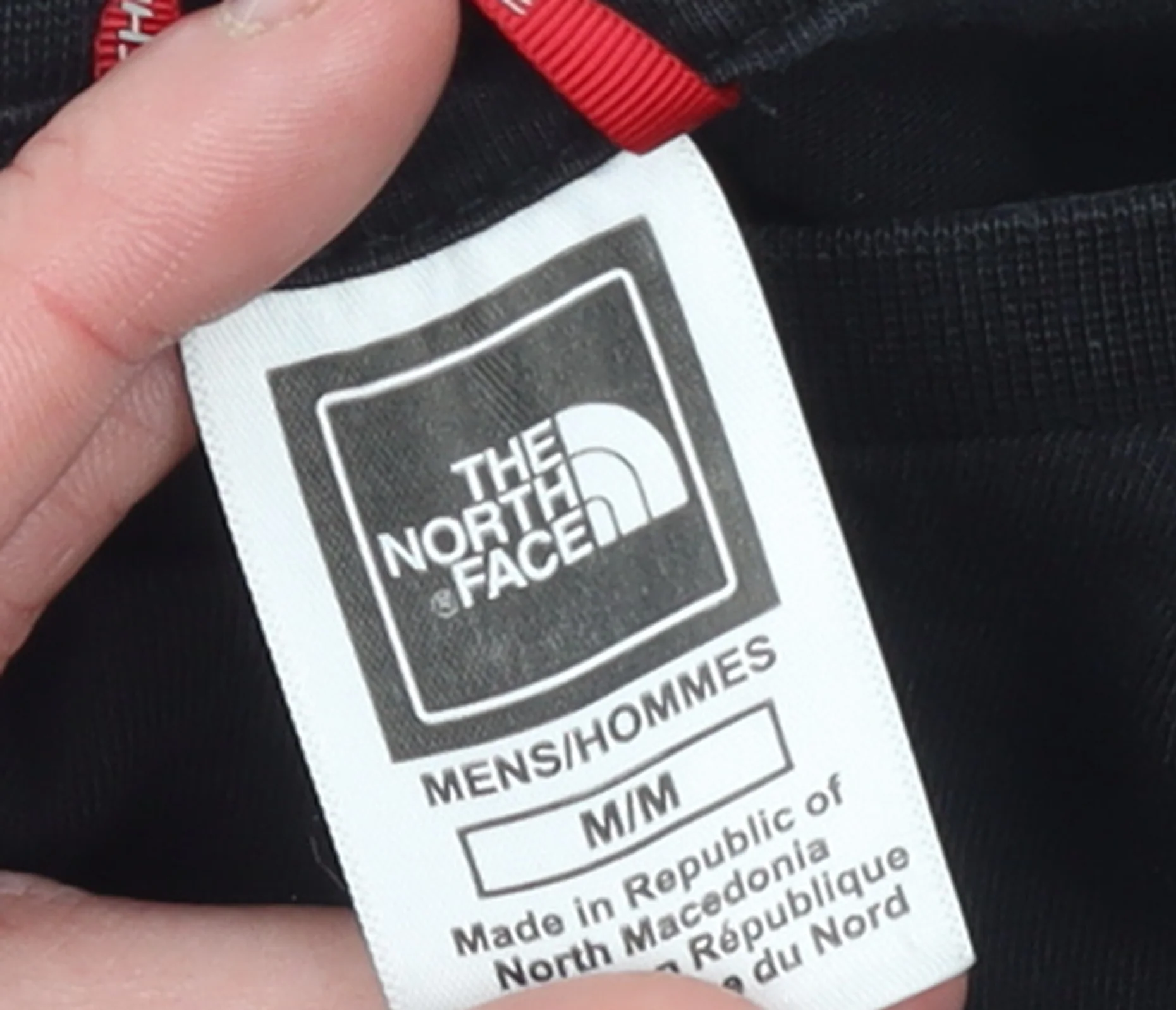 The North Face Men's Black Long Sleeve Cotton Logo T-Shirt Size M - Image 4