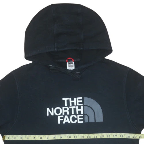 The North Face Men's Black Pullover Hoodie Size M Fleece Cotton - Image 2