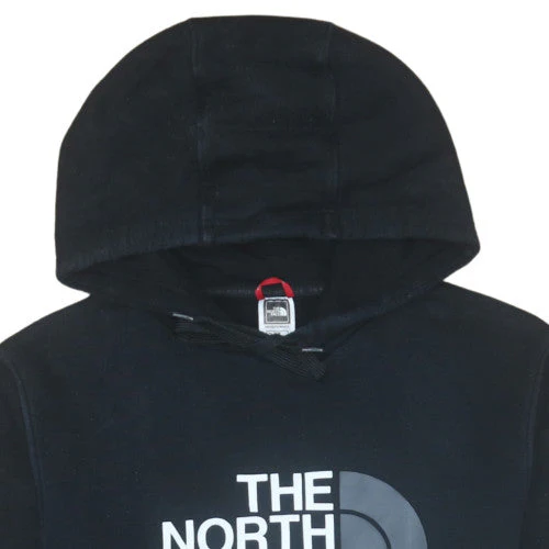 The North Face Men's Black Pullover Hoodie Size M Fleece Cotton - Image 8