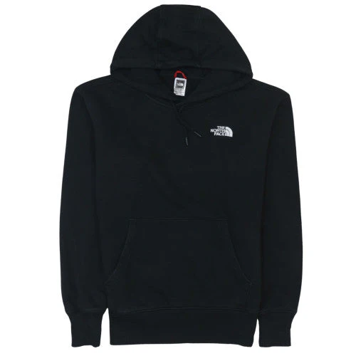 The North Face Mens Black Pullover Hoodie Size M Fleece Hooded Sweatshirt