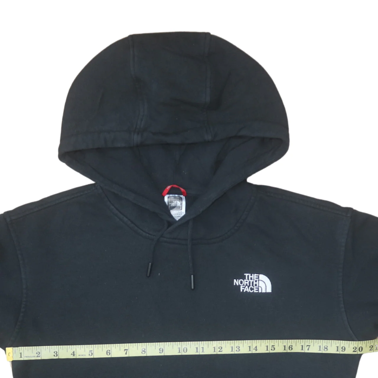 The North Face Men's Black Pullover Hoodie XS Fleece Logo - Image 2