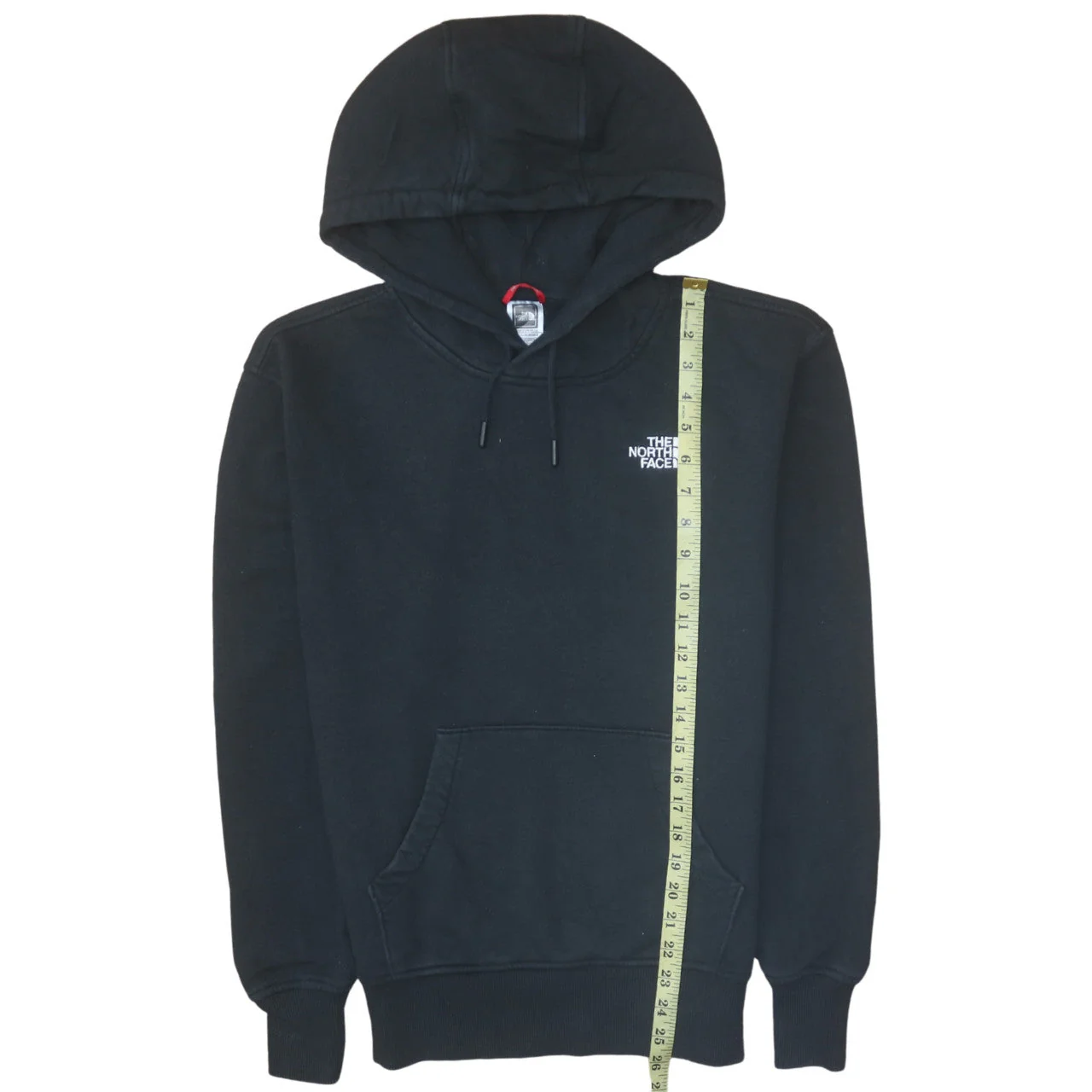 The North Face Men's Black Pullover Hoodie XS Fleece Logo - Image 3