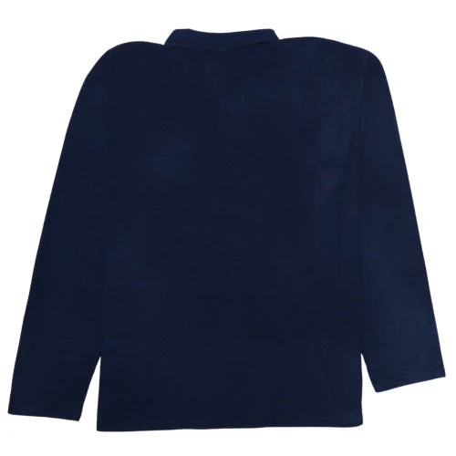 The North Face Mens Blue Fleece Half Zip Pullover Sweatshirt L - Image 4