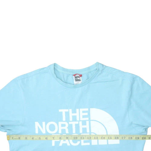The North Face Men's Blue Graphic Print Crew Neck Cotton T-Shirt M - Image 2