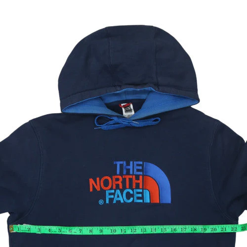 The North Face Men's Blue Pullover Hoodie L Outdoor Cotton - Image 3
