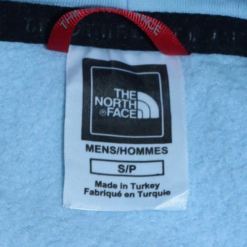 The North Face Men's Blue Pullover Hoodie Size S Outdoor Fleece - Image 5