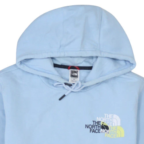 The North Face Men's Blue Pullover Hoodie Size S Outdoor Fleece - Image 8