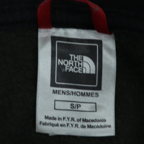 The North Face Men's Green Full Zip Cotton Hoodie Size S - Image 4