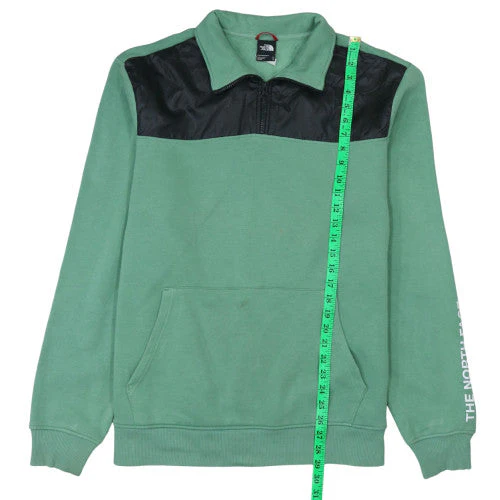 The North Face Men's Green XL 1/4 Zip Pullover Sweatshirt - Image 3