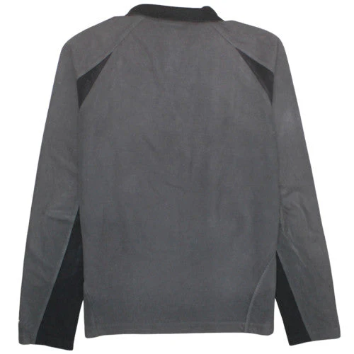 The North Face Men's Grey Fleece 1/4 Zip Pullover Sweatshirt S - Image 4