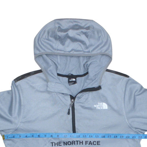 The North Face Men's Grey Half Zip Hoodie Size M Outdoor Fleece - Image 2