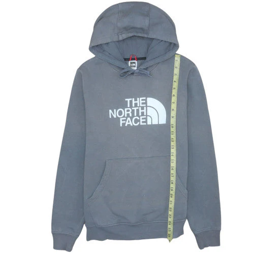 The North Face Men's Grey Pullover Hoodie M Outdoor Fleece - Image 3