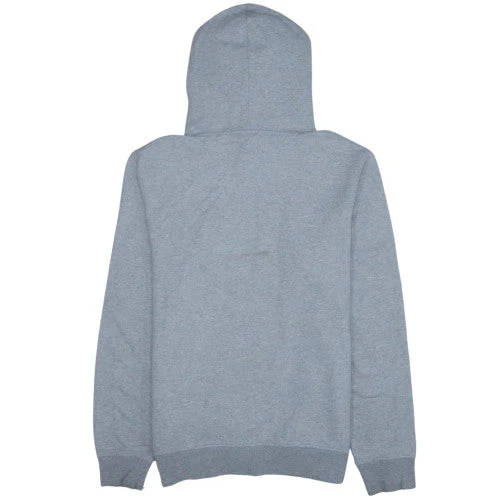The North Face Men's Grey Pullover Hoodie M Outdoor Fleece Logo - Image 4