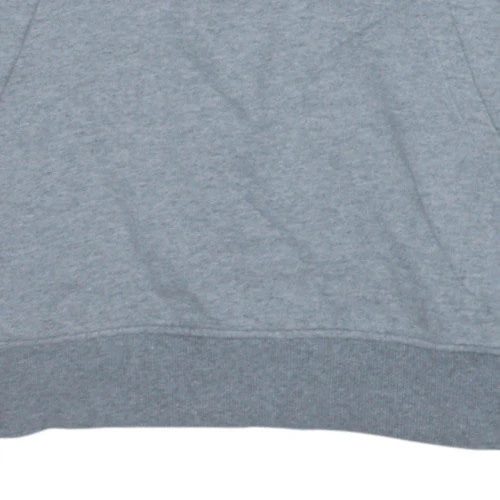 The North Face Men's Grey Pullover Hoodie M Outdoor Fleece Logo - Image 8