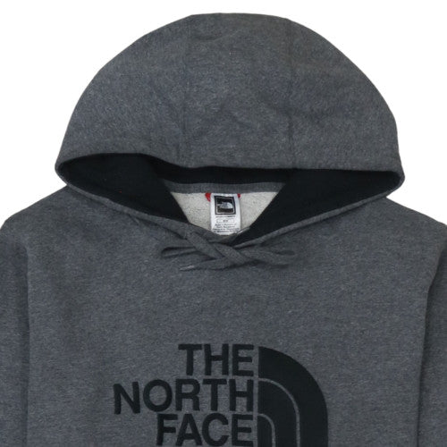 The North Face Men's Grey Pullover Hoodie Size M Outdoor Fleece - Image 8