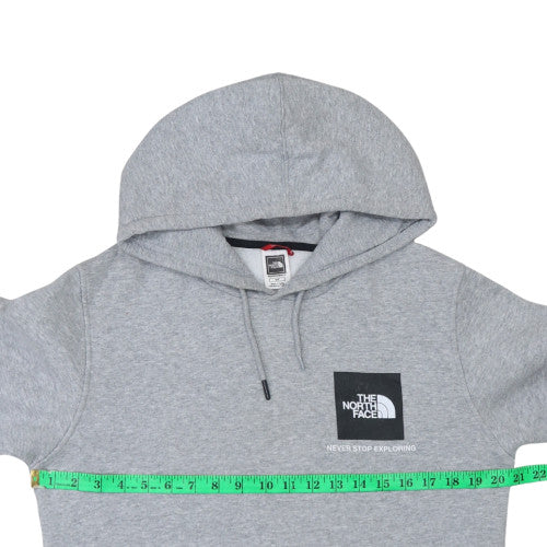 The North Face Men's Grey Pullover Hoodie Size S Fleece Outdoor - Image 2