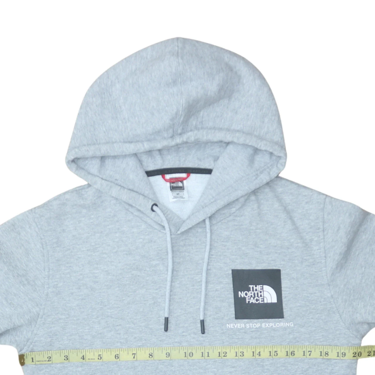 The North Face Men's Grey Pullover Hoodie Size S Logo Outdoor - Image 2