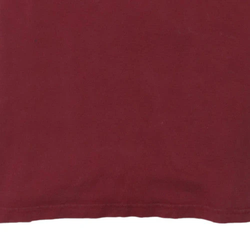 The North Face Men's Red Cotton Crew Neck Short Sleeve T-Shirt XS - Image 7