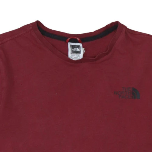 The North Face Men's Red Cotton Crew Neck Short Sleeve T-Shirt XS - Image 8