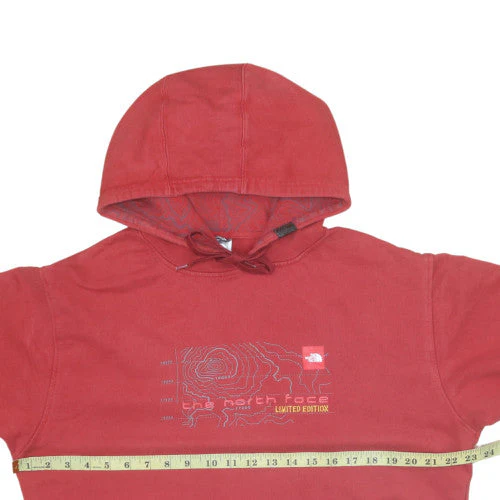 The North Face Men's Red Pullover Hoodie L Graphic Outdoor Sweatshirt - Image 2