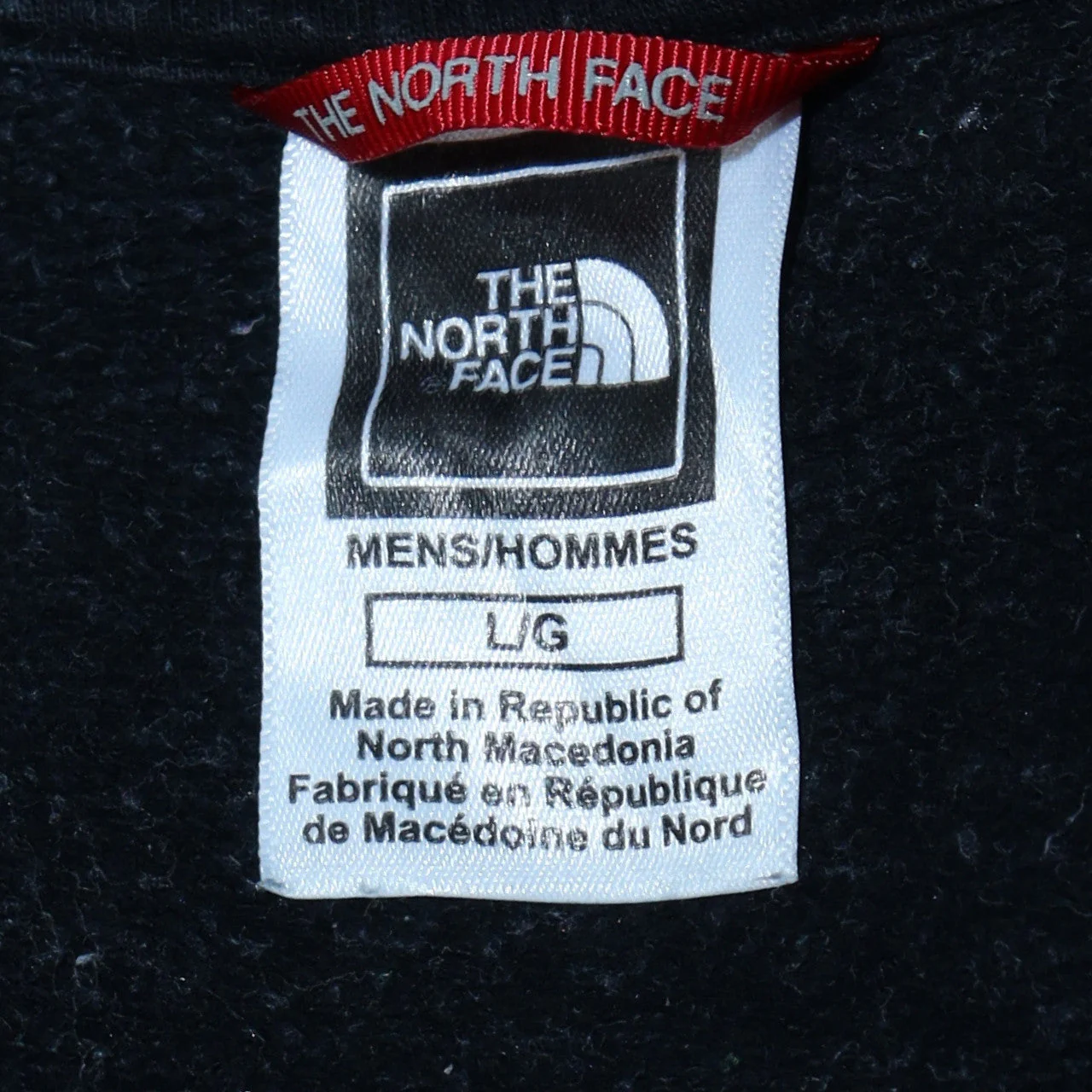 The North Face Men's White Black Pullover Sweatshirt L Outdoor - Image 5