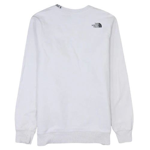 The North Face Men's White Medium Crew Neck Pullover Sweatshirt - Image 4