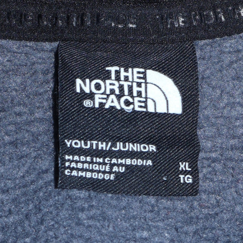 The North Face Teens Blue XL Pullover Hoodie Fleece Lined - Image 6