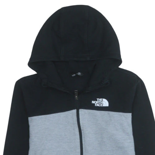 The North Face Teens Grey Full Zip Hoodie Size 14 Fleece Jacket - Image 8