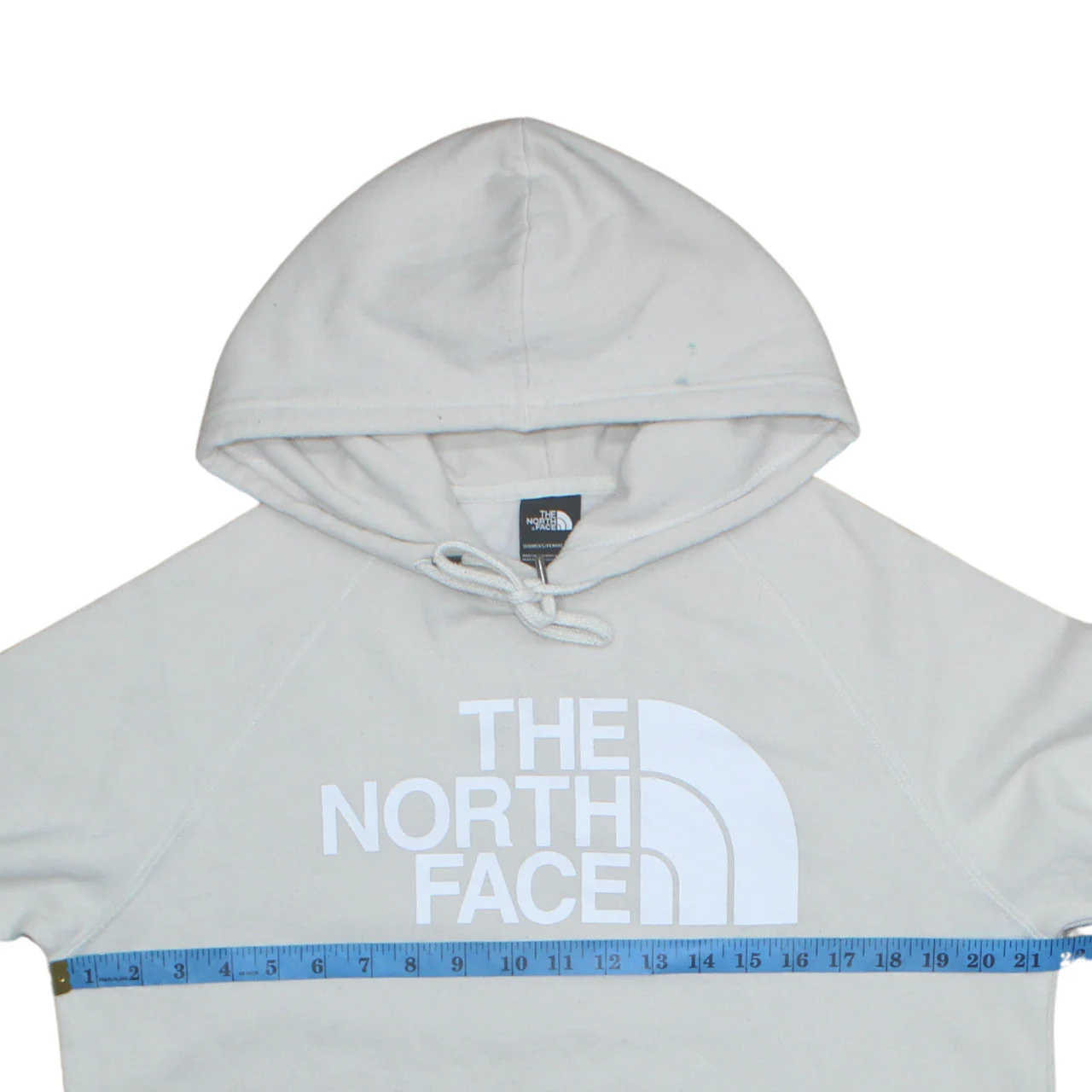 The North Face Womens Beige Large Pullover Hoodie Cotton Blend - Image 2