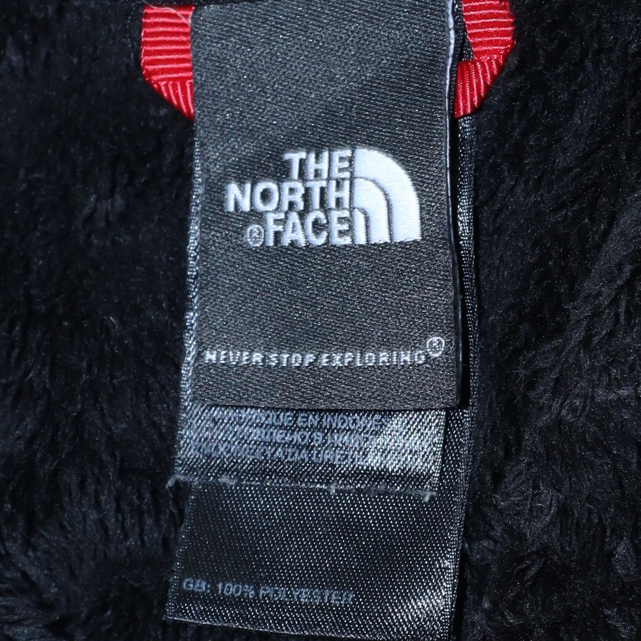 The North Face Women's Black Fleece Full Zip Jacket Size M - Image 5