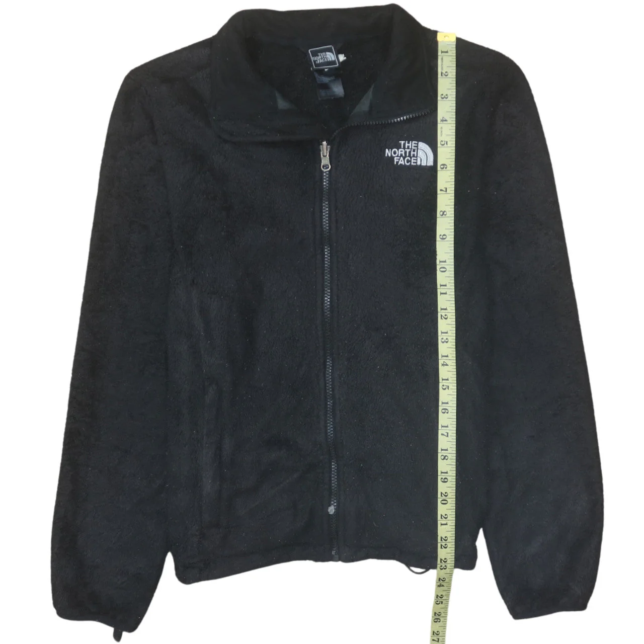The North Face Women's Black Fleece Full Zip Jacket Size M - Image 3