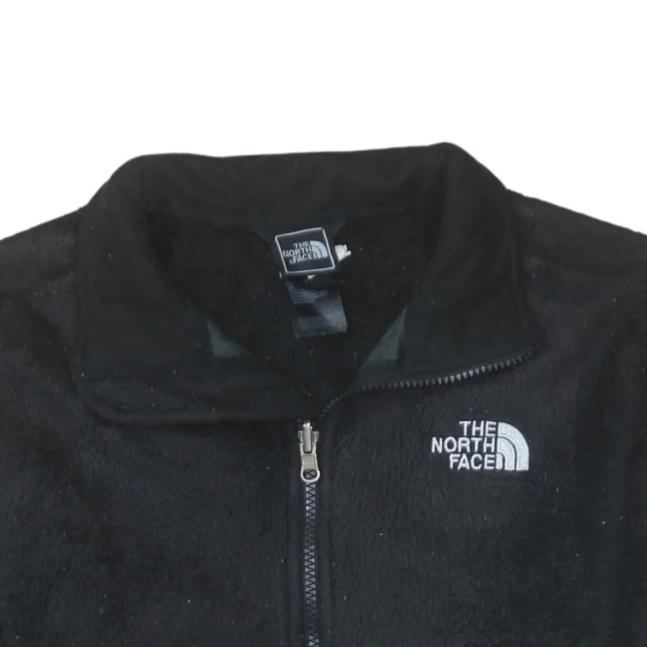 The North Face Women's Black Fleece Full Zip Jacket Size M - Image 8