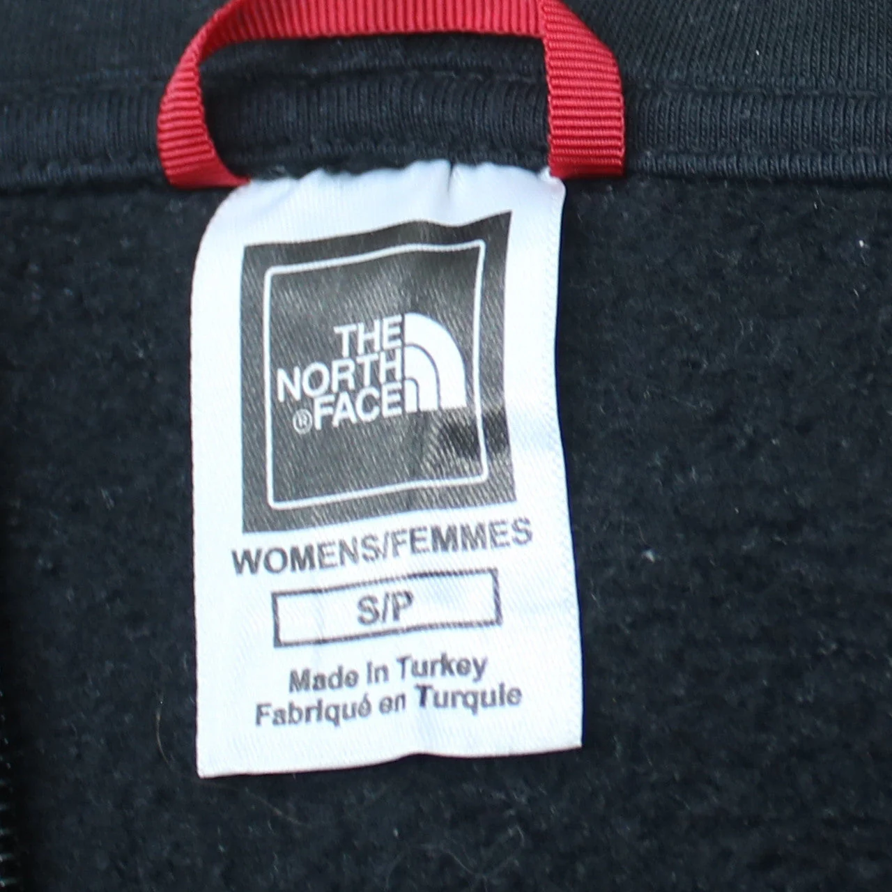 The North Face Women's Black Full Zip Hoodie Size S Cotton Blend - Image 5