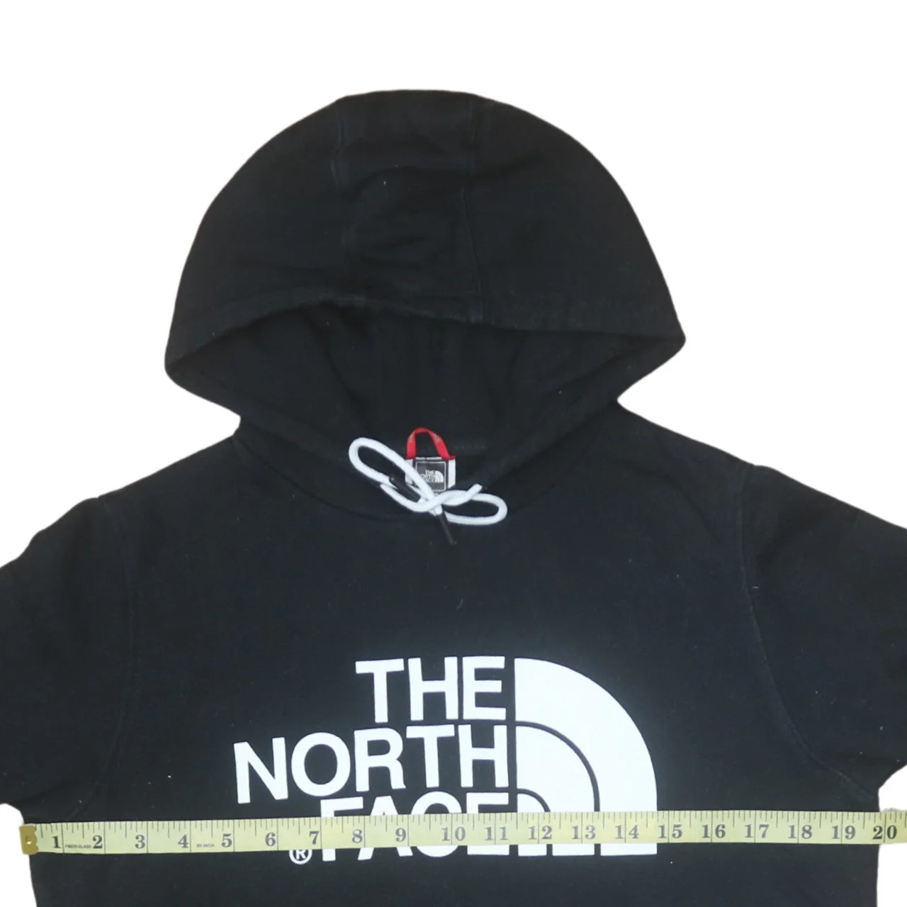 The North Face Womens Black Medium Pullover Hoodie Cotton Logo Sweatshirt - Image 2