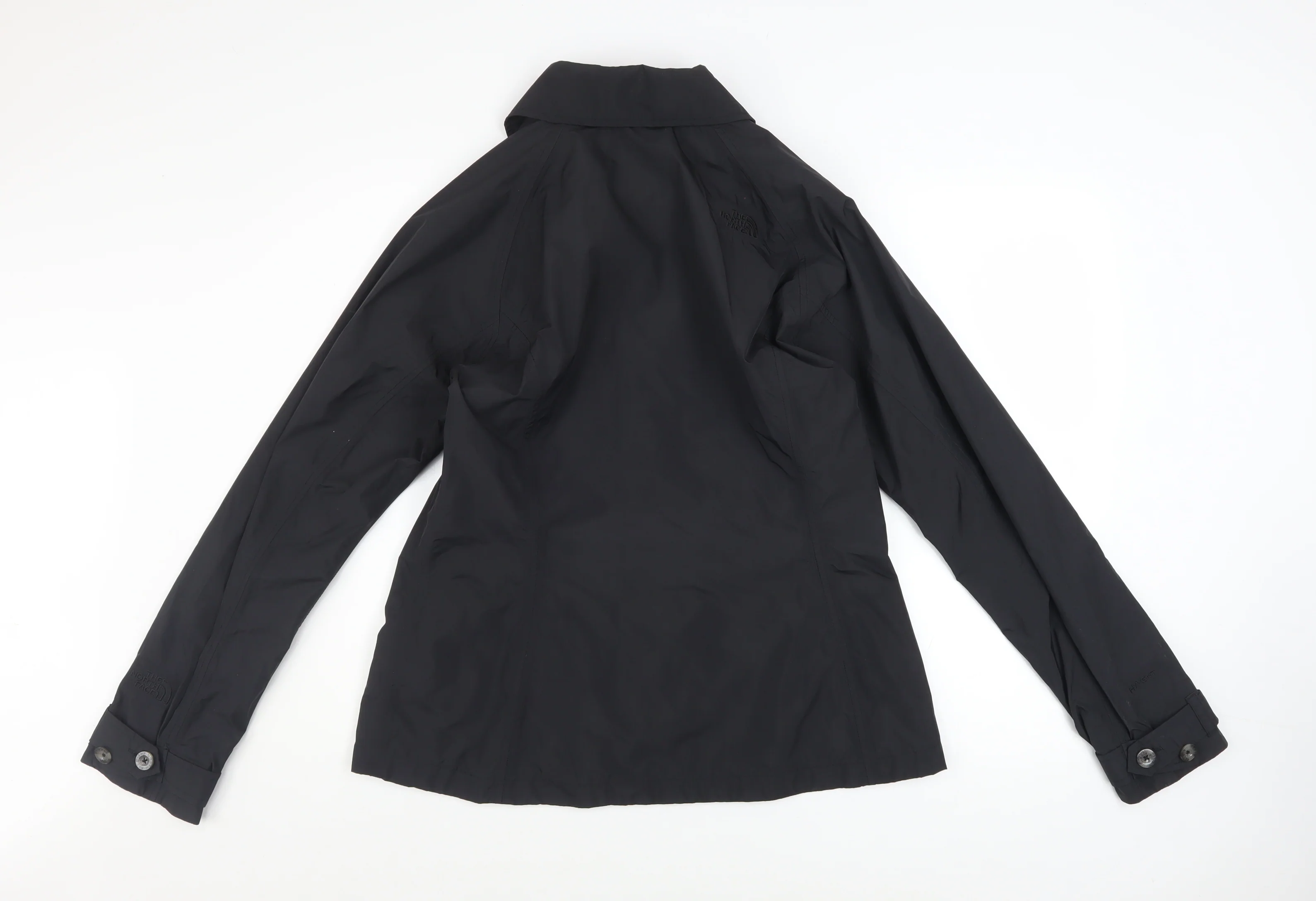 The North Face Womens Black Waterproof Pea Coat Jacket Size L - Image 3