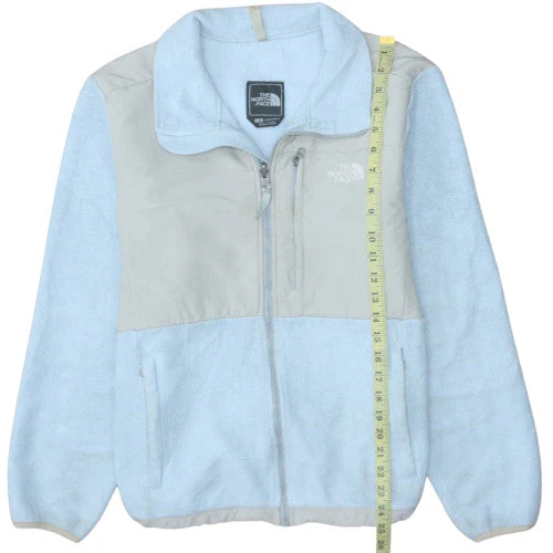 The North Face Women's Blue Fleece Full Zip Outdoor Jacket Size L - Image 2