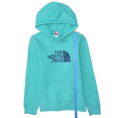 The North Face Womens Blue Pullover Hoodie Size S 100% Cotton - Image 3